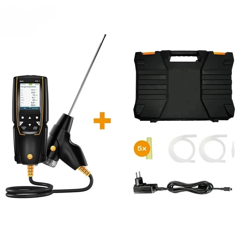 310ii Boiler Flue Gas Analyzer Portable Gas Combustion Efficiency Detector