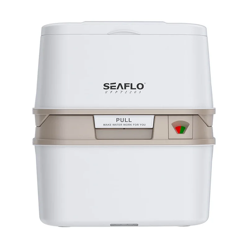 

ISURE MARINE 22L Premium Portable Travel Toilet With Large Capacity And Multifunctional White Toilet, Outdoor Toilet