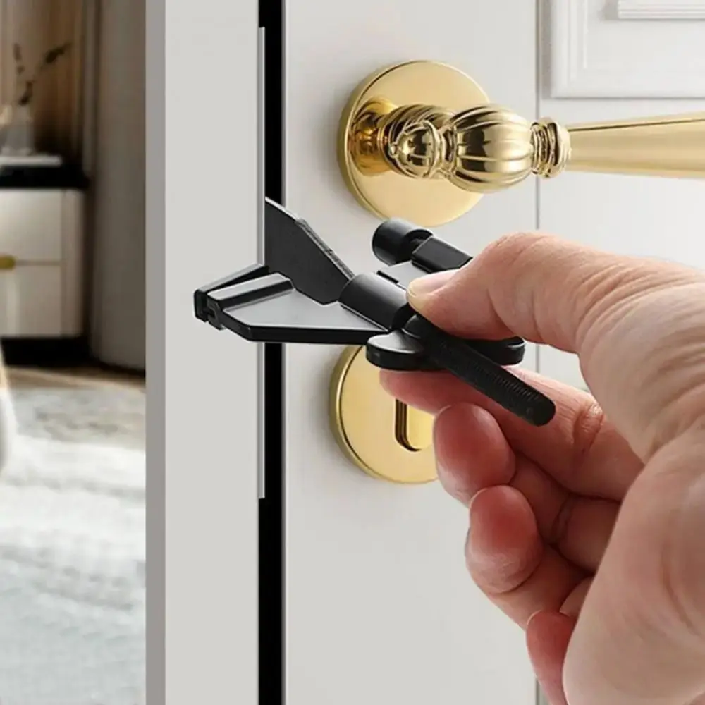 Adjustable Anti-theft Door Lock Portable Childproof Door Stopper Privacy Easy To Install Lock Buckle Home