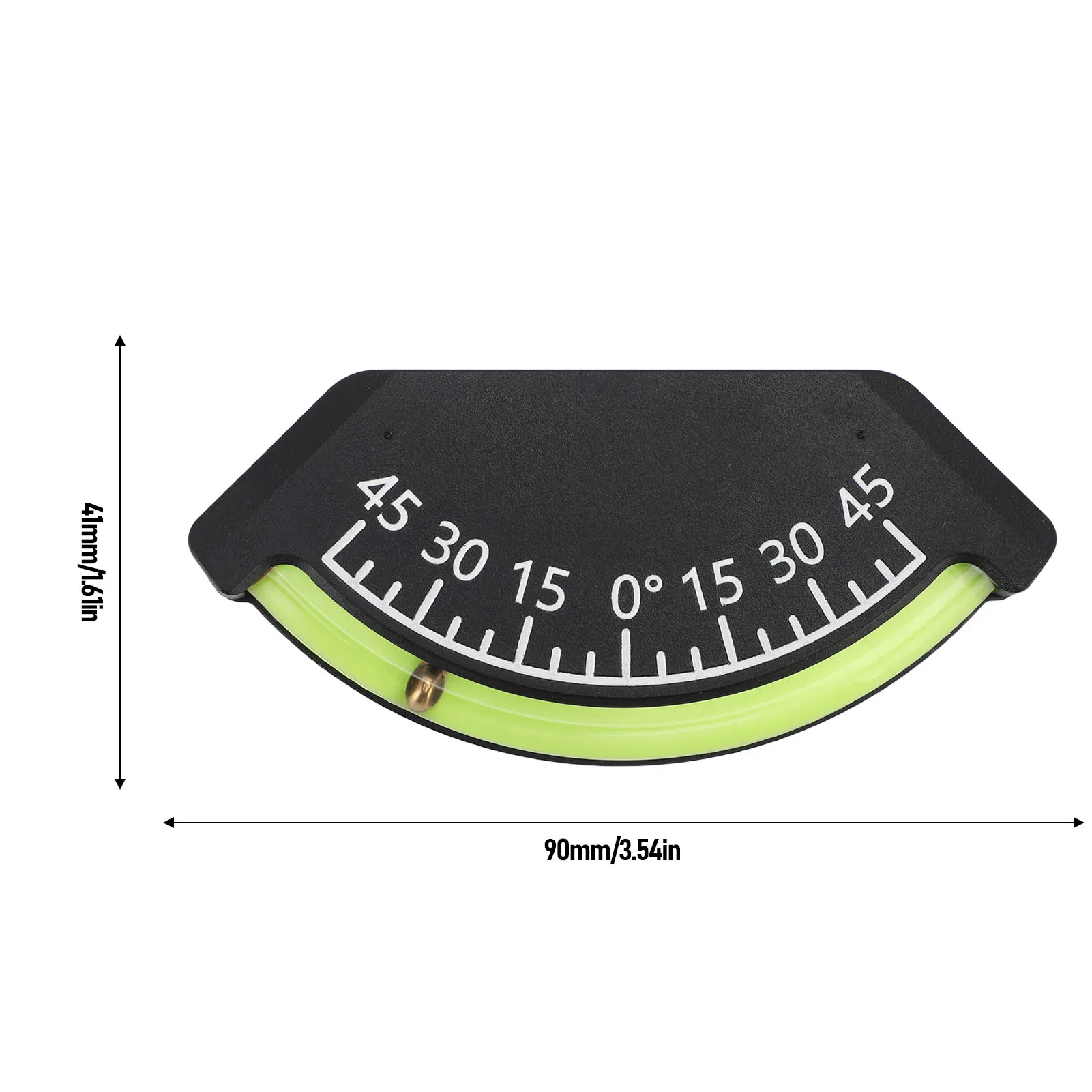 RV Inclinometer 45 Deg Inclinometer Accurate Measurement Impact Proof Easy Install for Off Road Vehicle Truck RV Trailer Boat