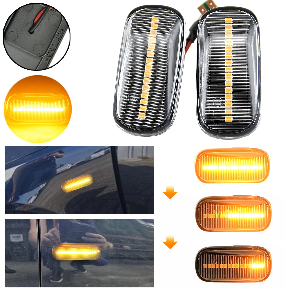 

1999-2006 Fit For Honda HR-V 2002-2006 Auto Parts Side Marker Lamp Dynamic LED Turn Signal Light For Acura RSX DC5