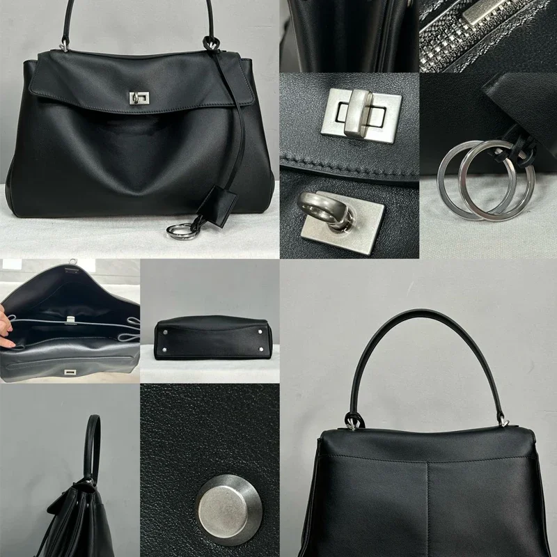 Genuine leather handbag new high-capacity soft top layer cowhide lazy and relaxed feeling, high-end feeling 40cm 35cm 29cm 23cm