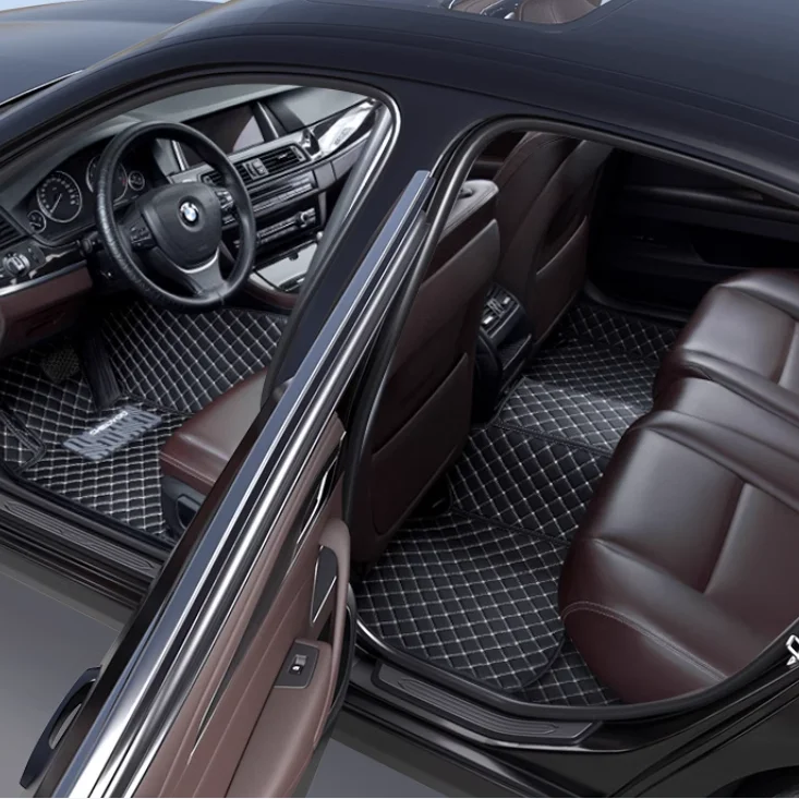 لإنفينيتي FX FX30 FX35 FX37 FX45 FX50 السيارات السجاد بو الجلود مخصص سيارة الحصير مقاوم للماء القدم Coche اكسسوارات بطانات #5