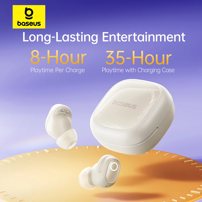 Baseus Bass BD1 Wireless Earphones Bluetooth 5.4 Mini Sports Earbuds,  IP55 Waterproof 0.06s Low-Latency Wireless Headphones image 4