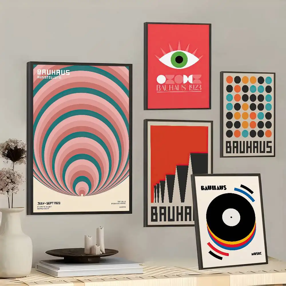 الفن الحديث باوهاوس بساطتها الملصقات الكلاسيكية خمر غرفة بار مقهى ديكور الشمال ديكور المنزل #2