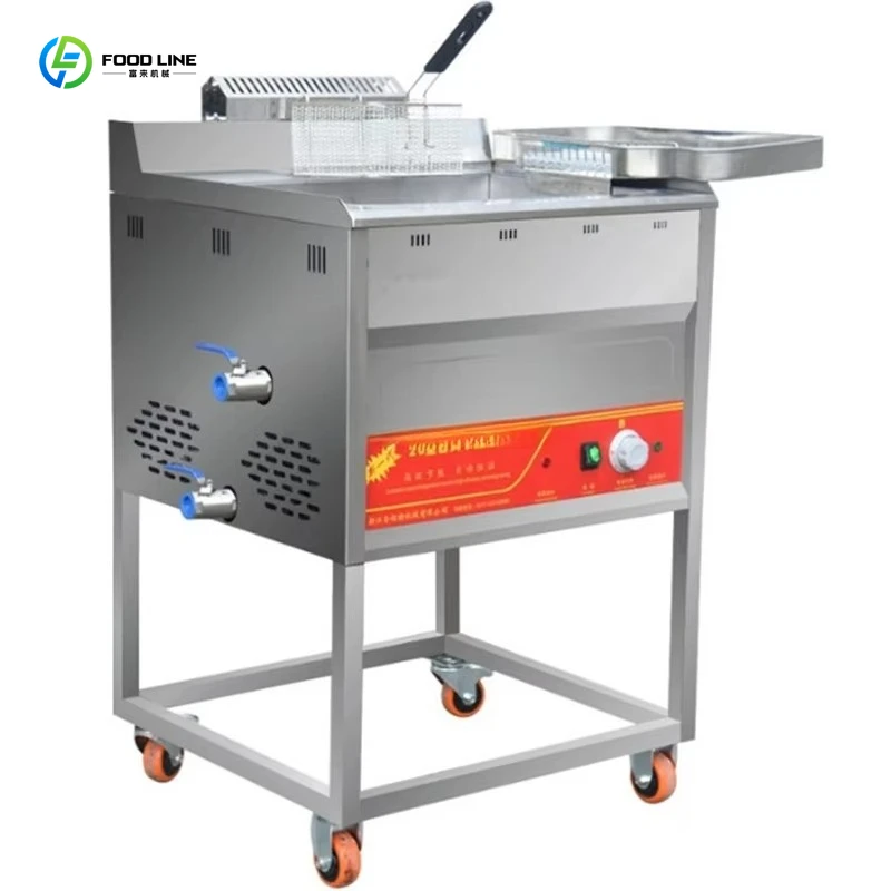 Customized Commercial Electric Double Fryer Low Oil Consumption Design