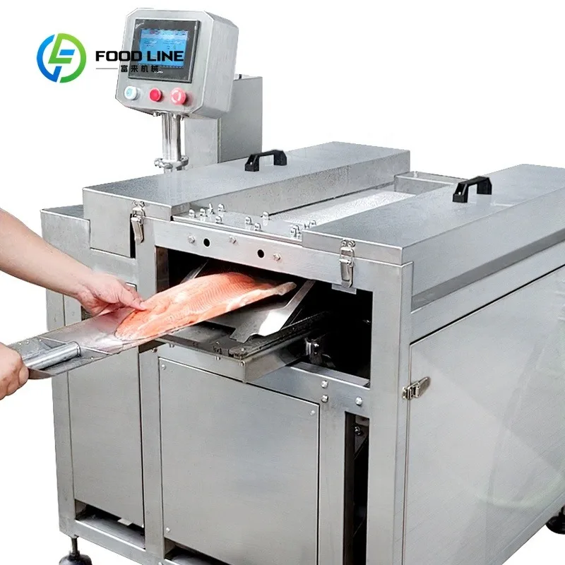 Customized Extra Large Cutting groove Cold Smoked Salmon Sashimi Fish Fillet Slicer Slicing Machine User-Friendly Operation