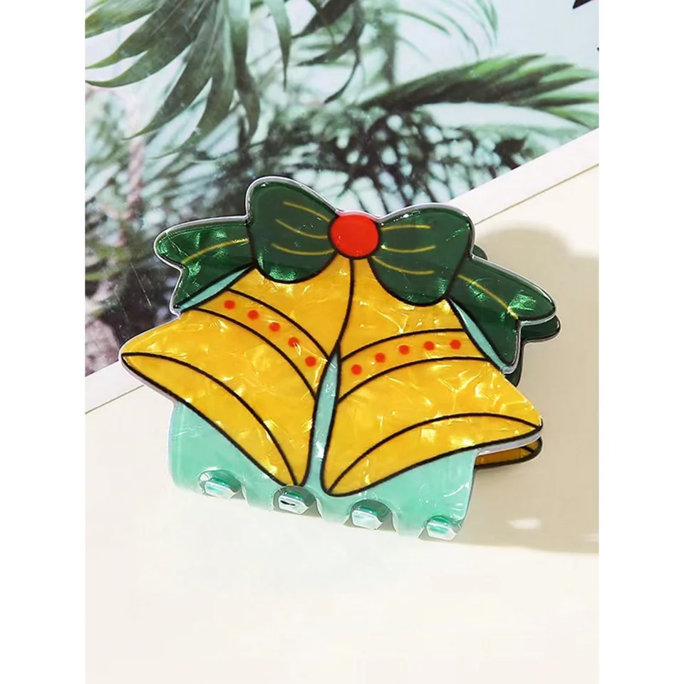 1個のかわいい＆エレガントなクリスマスヘアクリップ、クリスマス