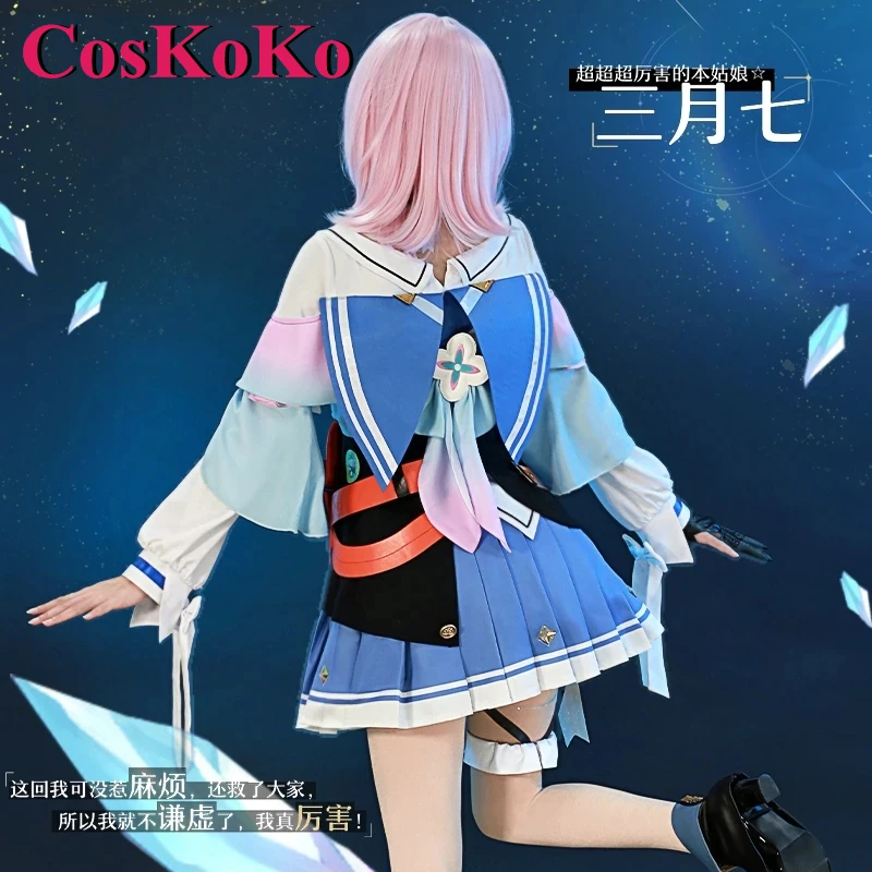 CosKoKo-Costume de Cosplay du 7 Mars pour Femme, Uniforme Adorable, Thème Anime Honkai: Star Rail, Vêtements de Jeu pour ixd'Halloween, Nouvelle Collection