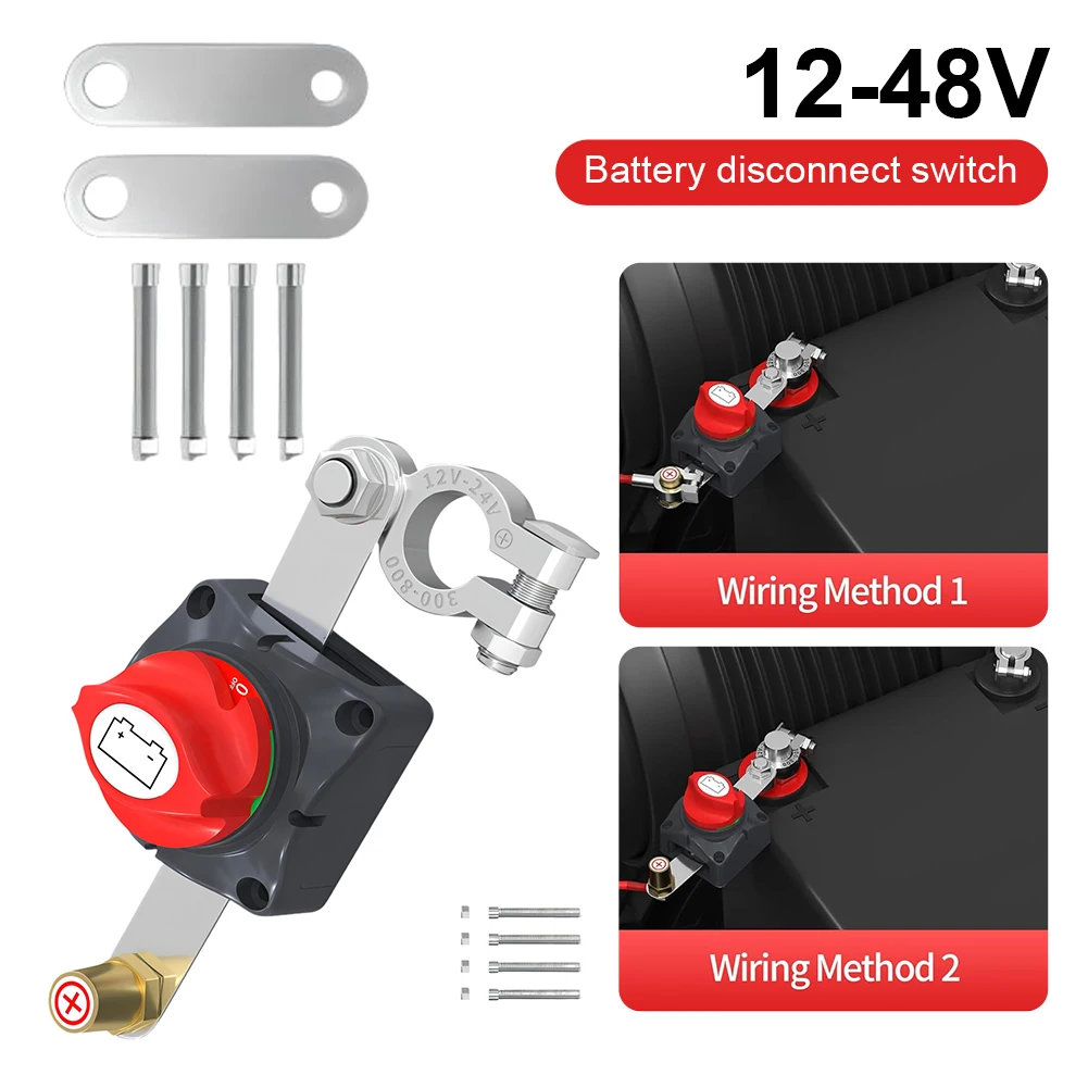 

275A Positive Battery Switch Car Conversion Auto Battery Disconnect Dual Battery Mass Switch