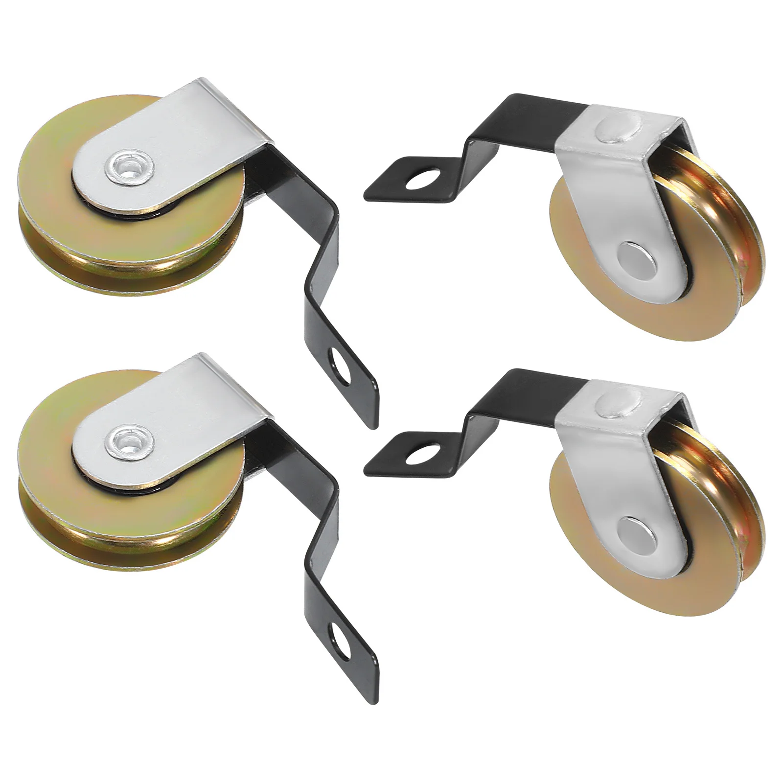 

4Pcs Screen Door Rollers Sliding Door Wheels Replacement Heavy Duty Manganese Steel Quiet Bearings Easy Slide Window