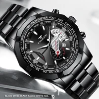 FNGEEN Men Quartz Watches Fashion Concept Decorative Dial Casual Military Sports Wristwatch Waterproof Date Luxury Men's Clock 3