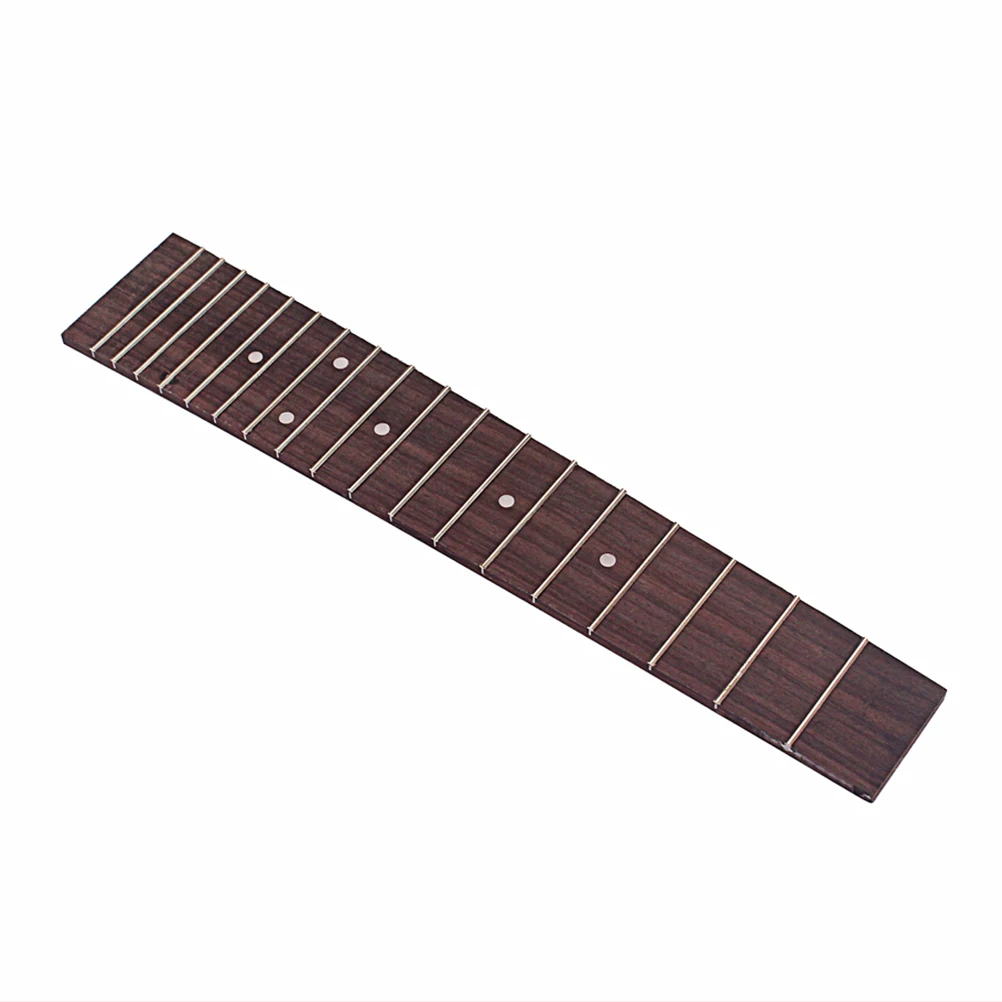 

23 Inch 18 Fret Ukulele Fretboard Rosewood High Density Wear Resistant Gift for Players Gsa09 Coffee Ukulele Fretboard