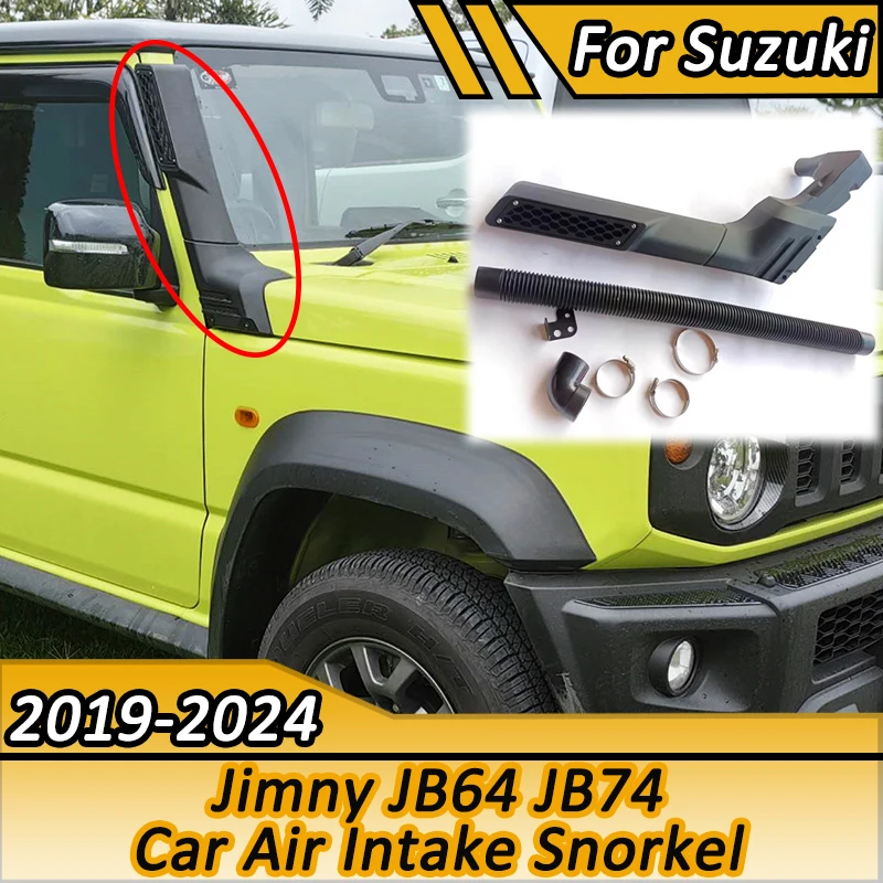 For Suzuki Jimny JB64 JB74 2019-2024 Car Air Intake Snorkel Wader Breath Hose Tube Engine Protection Exterior Accessories