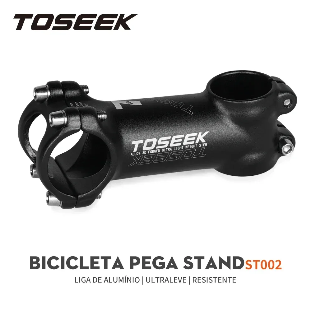 TOSEEK 7 Degree 35 Degree Bicycle Handlebar Stem Ultralight Mtb Stem 35mm 45mm Power Mtb 31.8mm Aluminum Spare Parts For Bicycle