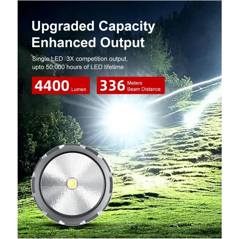 Klarus XT21X Pro 4400lms Senter Taktis Output Ekstrim Isi Ulang