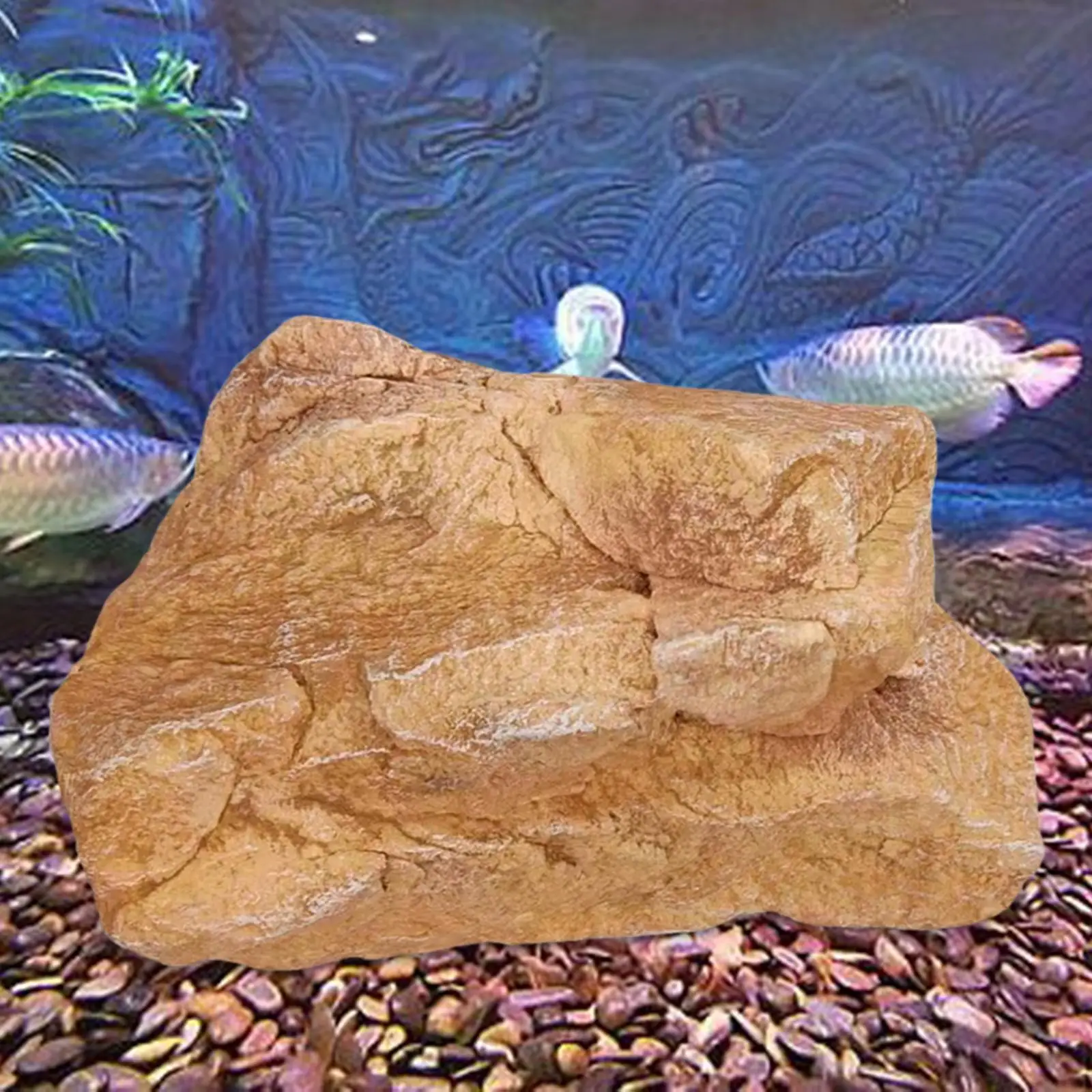 

Simulation Rock Realistic Ornament PU Foam Artificial Stone Faux Stone Landscape Rock for Courtyard, Garden, Hotel, Home, Yard