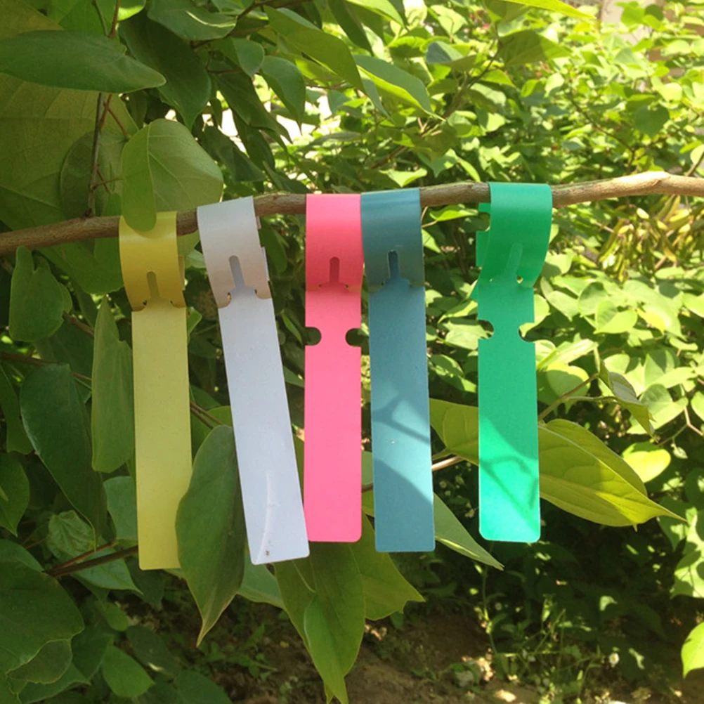 

200pcs Garden Labels Waterproof Reusable Plastic Plant Tags For Outdoor Nursery Bonsai Flower Market Farm Use Plant Marker