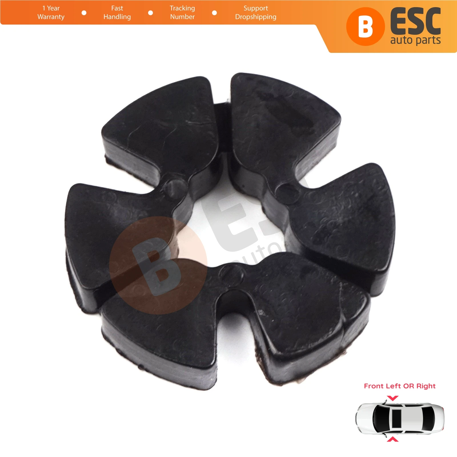 EWR5135 Window Lifter Regulator Motor Cog Roller Gear Inner Rubber Left or Right for DAF CF65 CF75 CF85 XF95 XF105 2001-2013