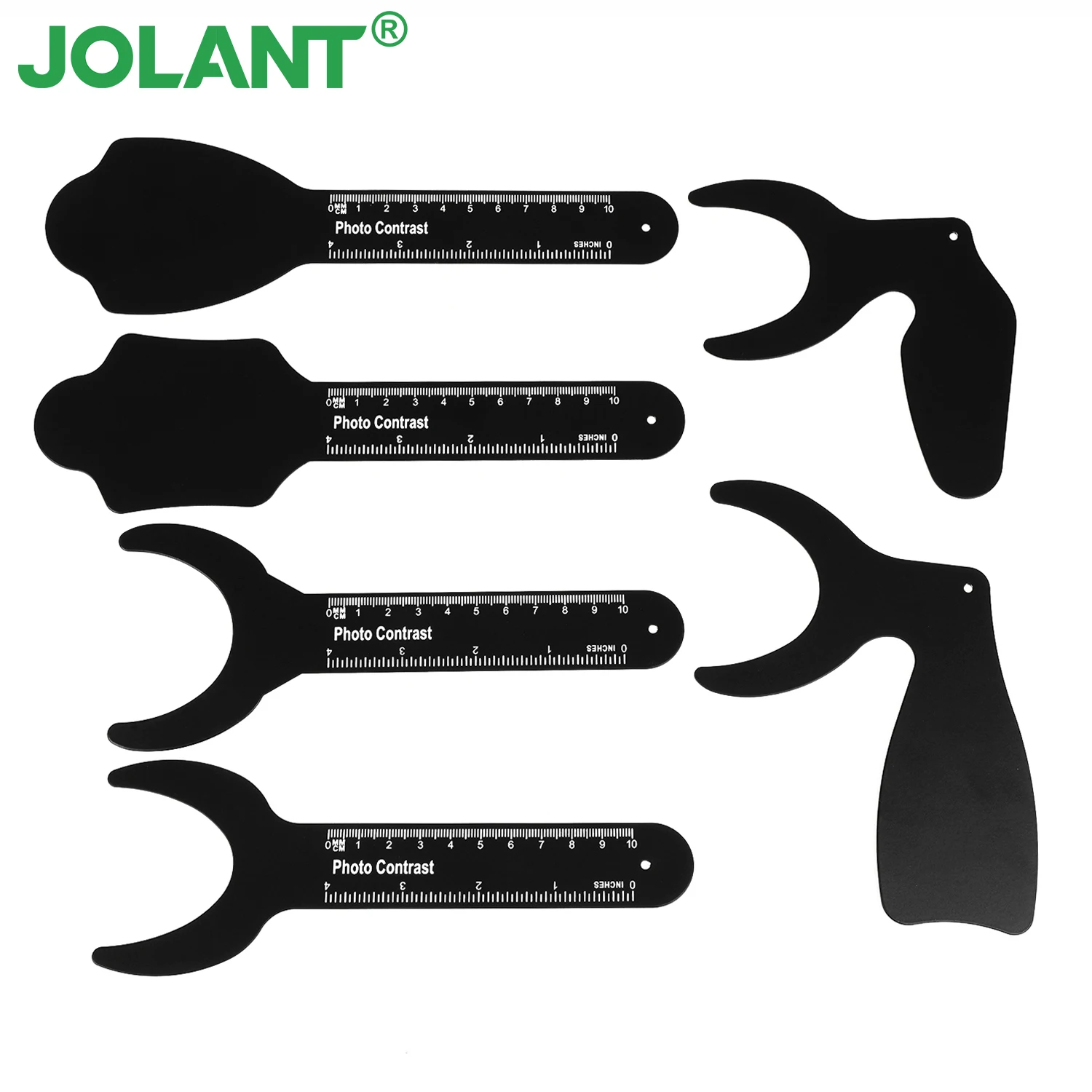 

JOLANT 1PC Dental Photo Contraster Orthodontic Black Background Image Contrast Board Oral Macro Shot Tool Scale Mark Auto