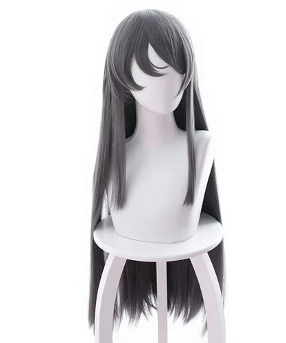 Anime Akemi Homura Cosplay Wigs Costume Fighting Wig Magical Girl Puella Magi Madoka Magica Homura Akemi Cosplay Halloween Wigs