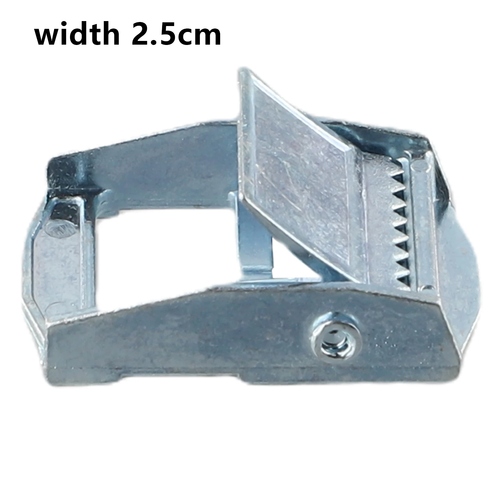 Useful Safety Snap Tightener Buckle 2.5CM Wide Brand New For Securing Cargo J Hook Ratchet Straps Silver Zinc Alloy
