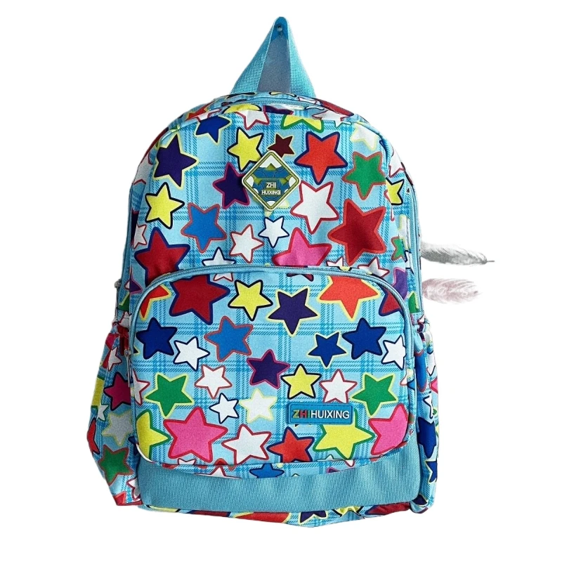 Japanese Cute Korean Cute Schoolbags Kawaii Stars Cartoon Colorful Backpacks Back To School Girls Travel Student Bag