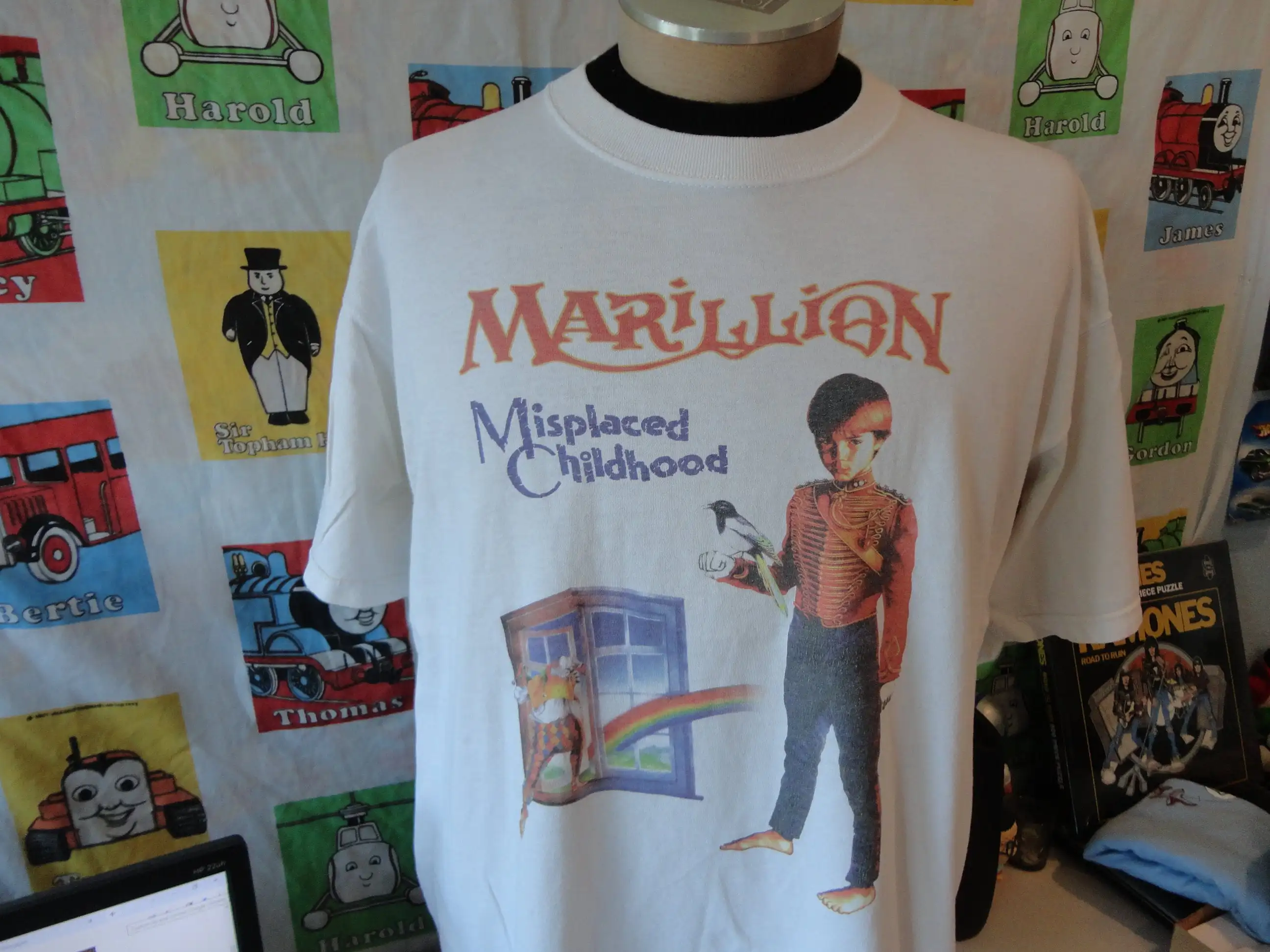 Vintage Marillion Misplaced Childhood Band Tee Concert Tour