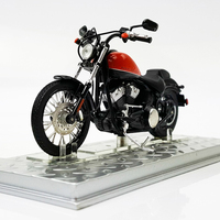 Diecast 1/24 Scale FXS Blackline 2011 Motorcycle Alloy Car Model Collection Souvenir Static Display Car Decoration Holiday Gift