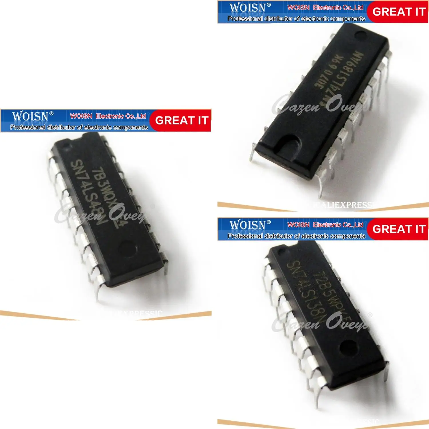 SN74LS138N 74LS138 SN74LS189AN 74LS189A SN74LS48N 74LS48 DIP-16