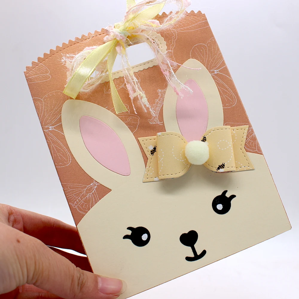 KSCRAFT Easter Gift Bag Metal Cutting Dies Stencils for DIY Scrapbooking Decorative Embossing DIY Paper Cards