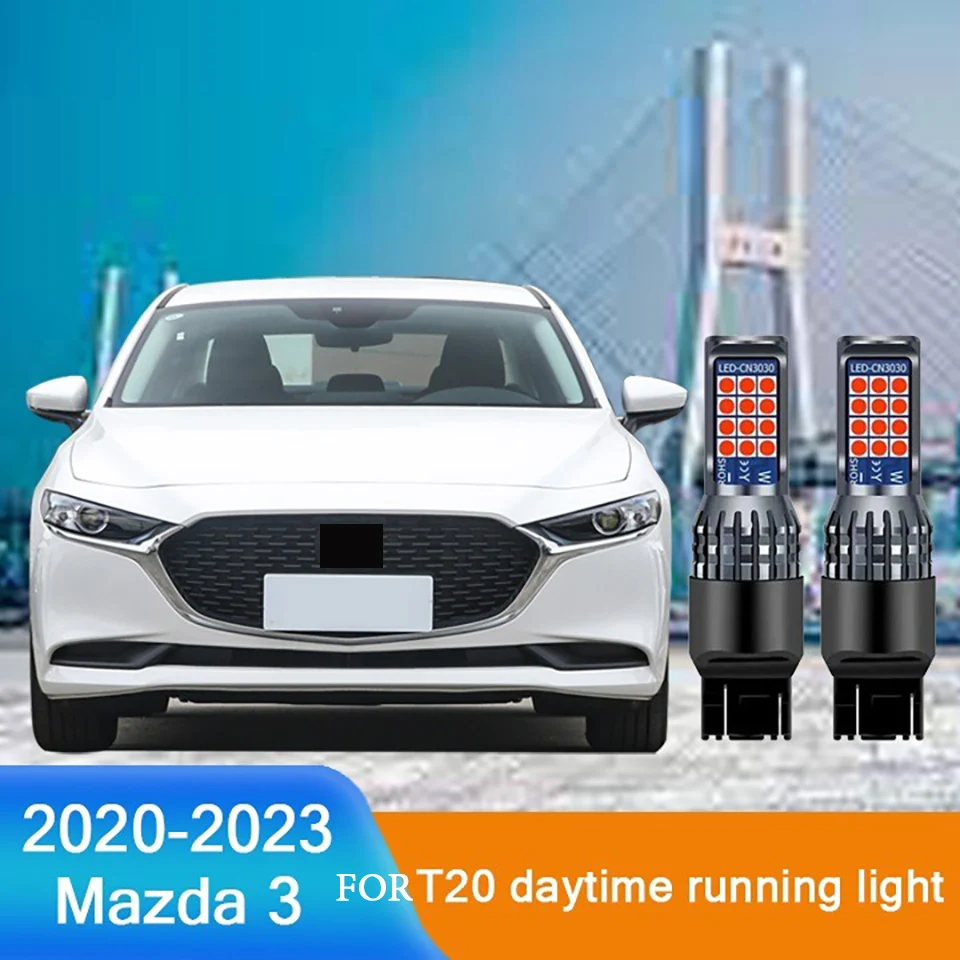 

2PCS T20 led Lights for 2020-2023 Map 3 mazda6 cx3 mazda cx30 Specially Replace Twilight Front Park Light Day Running Light