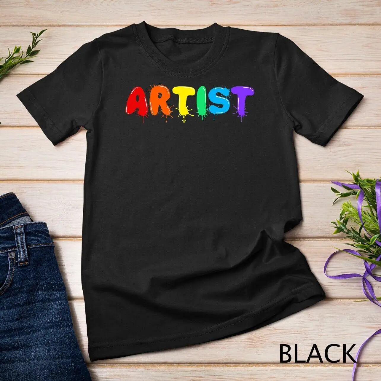 Funny Artist Art Men Women Kids Artsy Drawing Painting Lover Unisex T-shirt