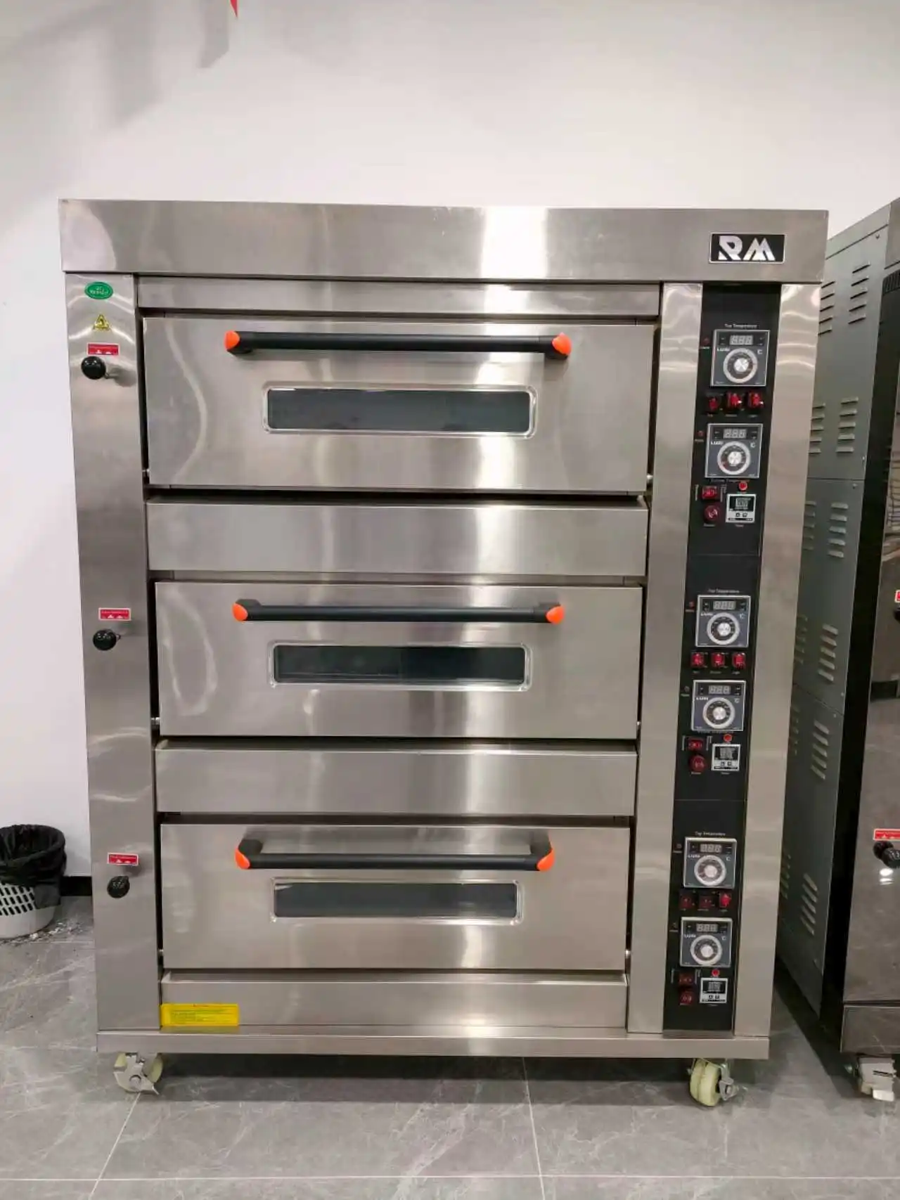 vx-Commercial China Supplier Bakery Machine Stainless Steel Deck Oven Gas/electric for Bread/Cake/Pizza/Biscuit~