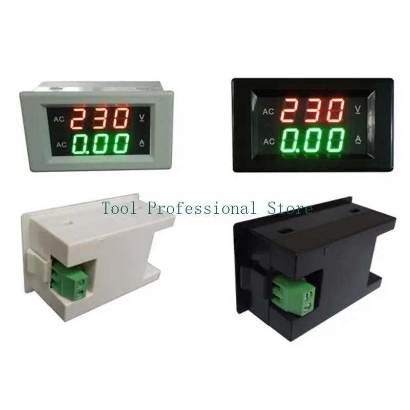 57QF Máy đo kỹ thuật số Voltmeter AMMETER LED màn hình điện áp dòng điện D