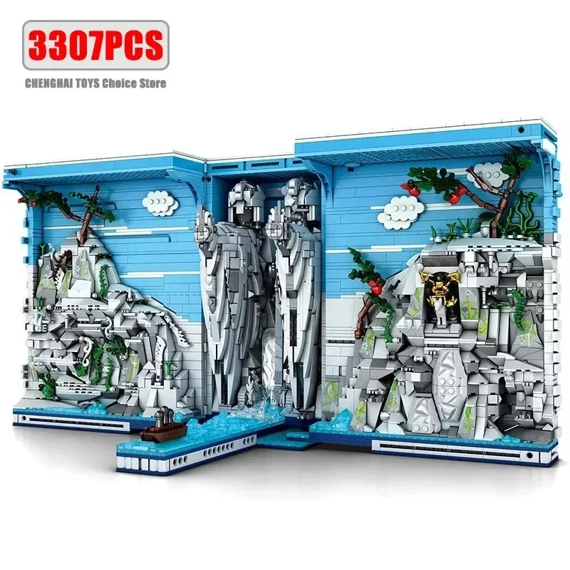 Reobrix 66039 Egypt Kingdom Bookend Building Blocks God Stone Statue Famous Landscape Model Bricks  Educational Toys