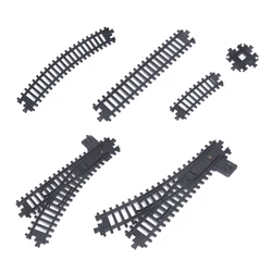 New Model Train Model Double Buckle Track Accessories, Curved Rail/straight Rail/extra Long Rail, Etc. Are Optional