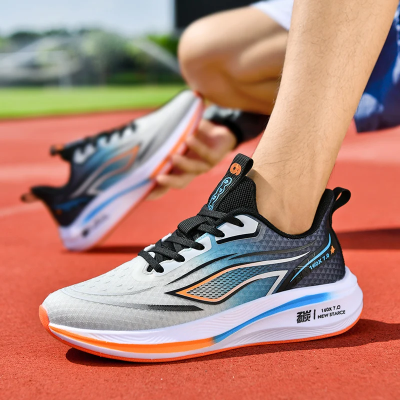 

Мужские высококачественные повседневные кроссовки на четыре сезона, дышащая уличная обувь с мягкой подошвой, легкая физическая спортивная обувь для студентов