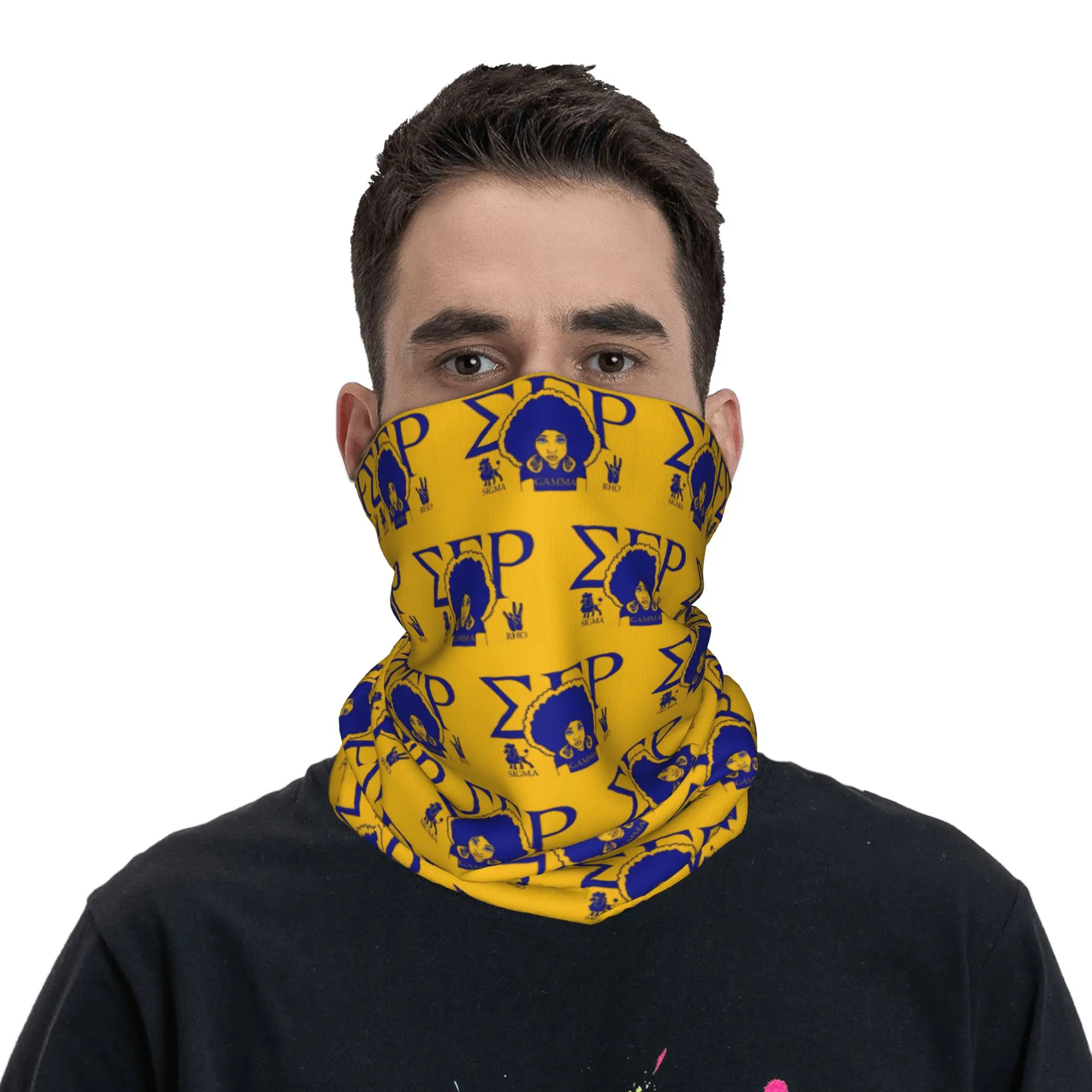Sigma Gamma Rho Bandana cuello polaina protección UV cara bufanda cubierta mujeres hombres afroamericano hermandad sombreros tubo pasamontañas