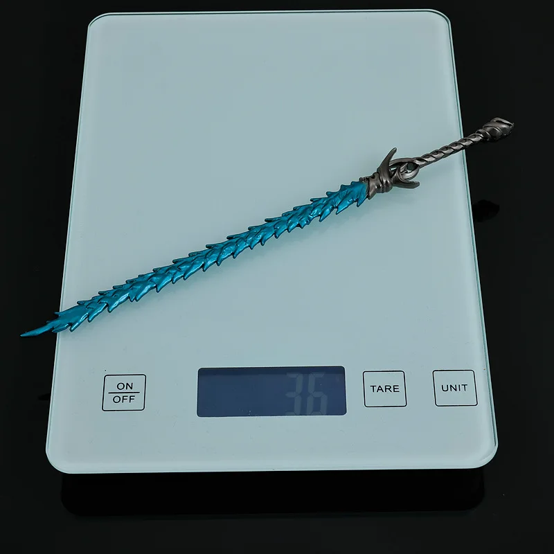 22CM Ne Zha 2 Chinese Anime Peripherals Shen Gobao Weapon Lie Kong Bian Full Metal Craft Model Collectible Desk Ornament Boy Toy