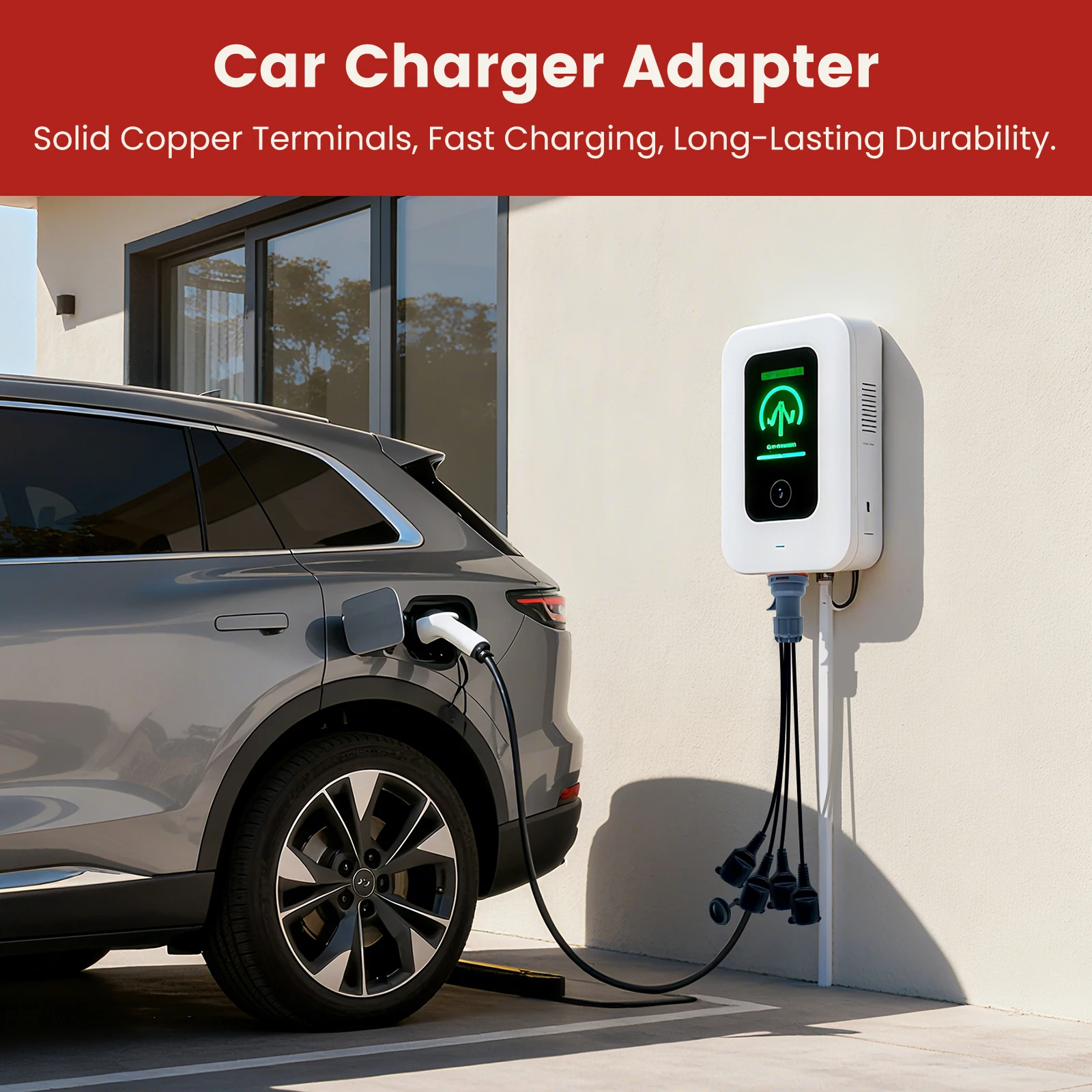 4IN1 400 فولت 16A CEE محول عالية الحالي الفاصل إلى 230 فولت الفاصل تمديد كابل اقتران للسيارات الكهربائية المنازل ديكور