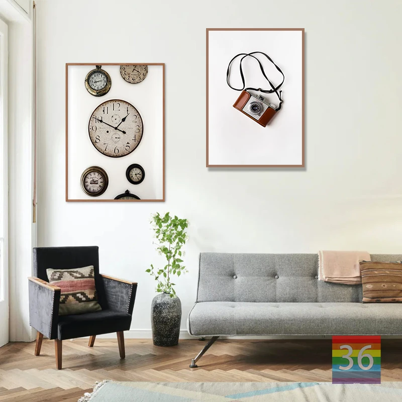 Old Item Camera Phone Tape Poster Canvas Prints Photography of Vintage Wall Decor Home Living Room Bar Aesthetic Wall Decoration