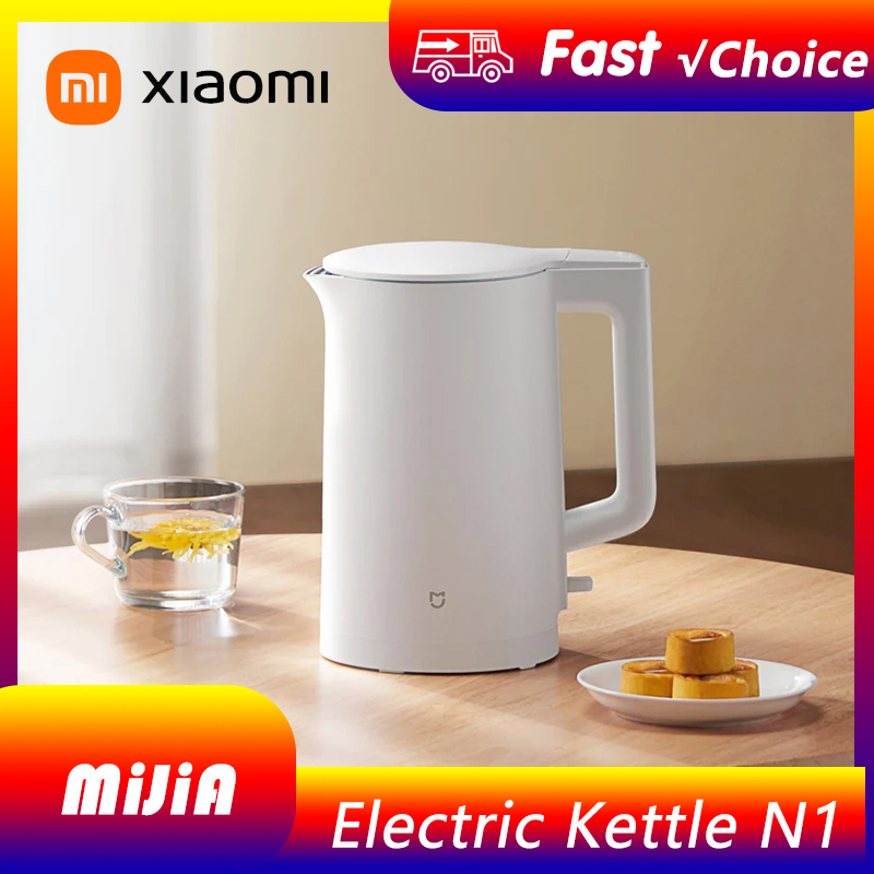  NEW XIAOMI MIJIA Electric Kettle N1 Fast Hot boiling Stainless Water Kettle 220V Smart Electric Kettles 1.5L 1500W Home Coffee 