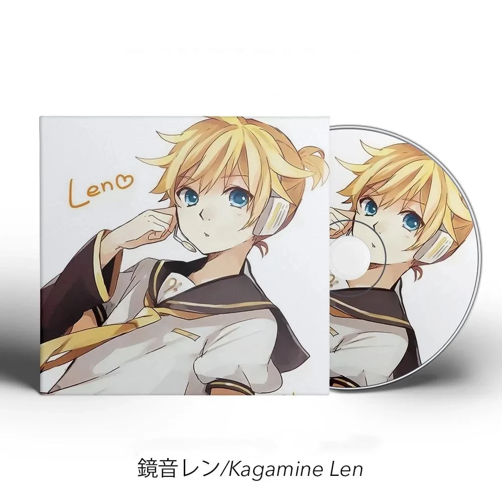 ACG Kagamine Len CD de música álbum de éxitos más grandes listo y estable 3 uds registro de música Cosplay Walkman coche trampas de sonido caja música de fiesta