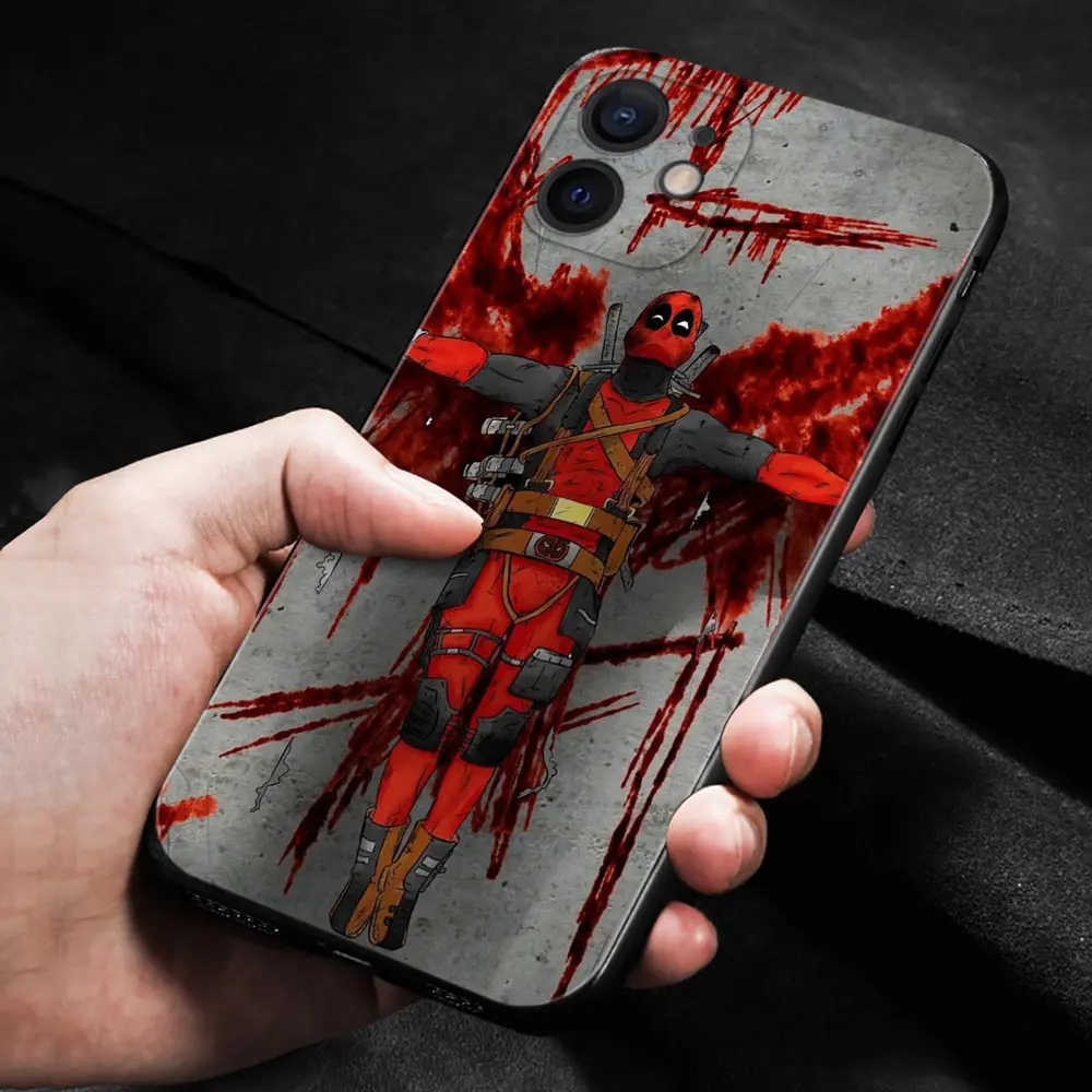 Phone Case For Apple iPhone 14 13 12 11 Pro Max 13 12 Mini 8 Plus XS Max XR X Coque Marvel Deadpool