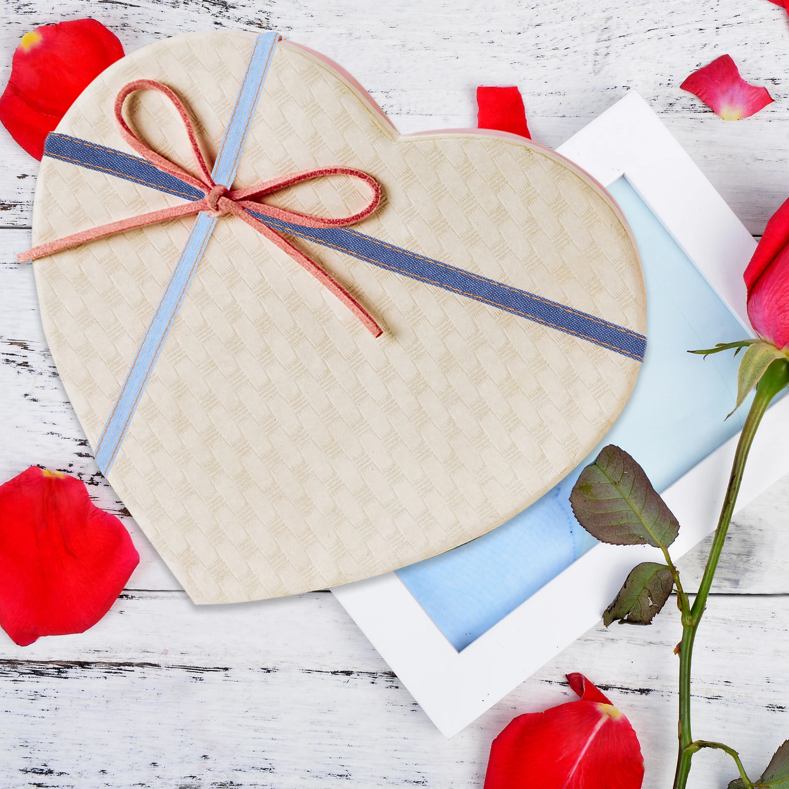 

4 Rolls Denim Webbing Blue Ribbon for Wrapping Crafts Ribbons Stitch Fabric Sewing