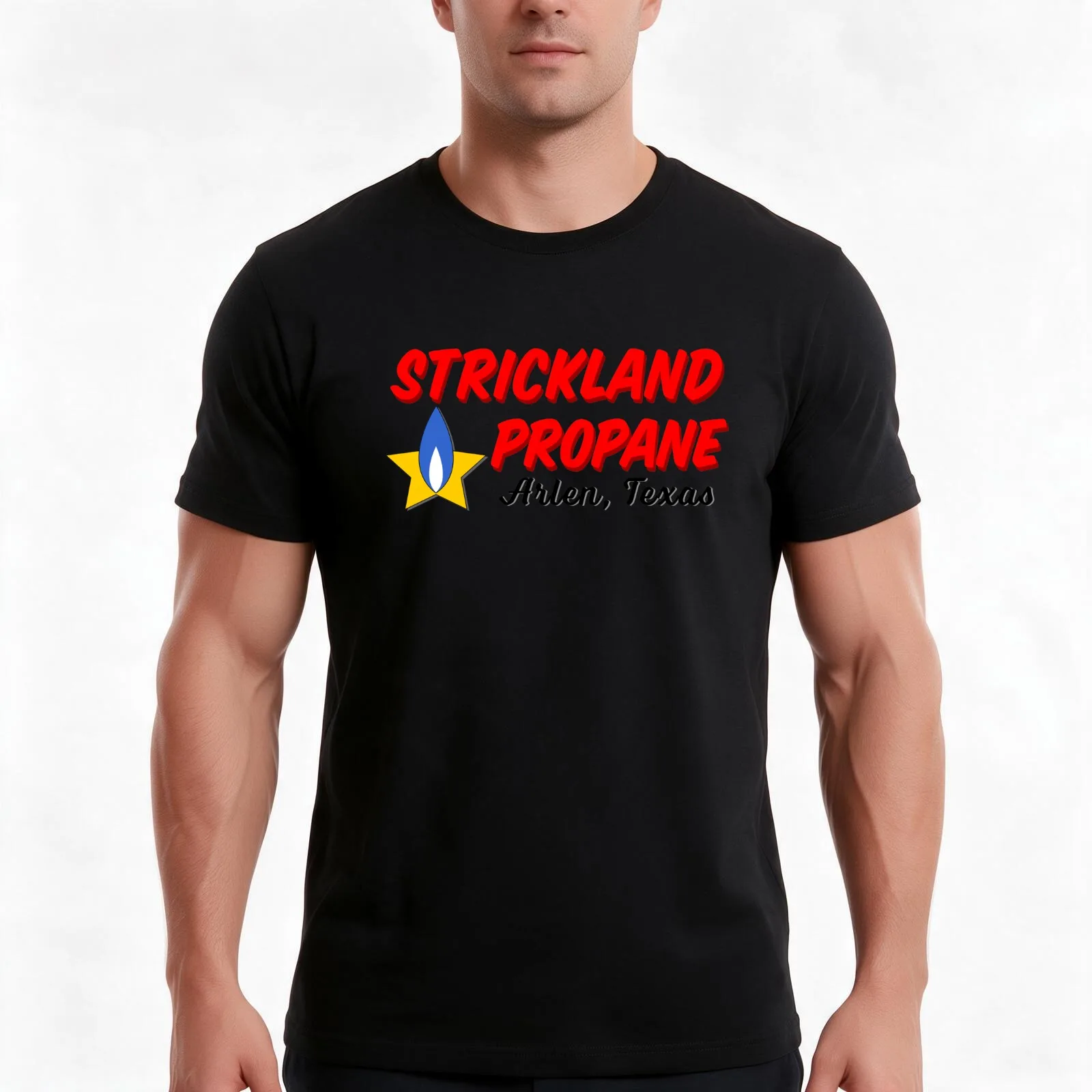 Strickland Propane - Arlen Texas T-Shirt Summer Casual Cotton Tee Oversized Streetwear Tops Vintage Graphic Print