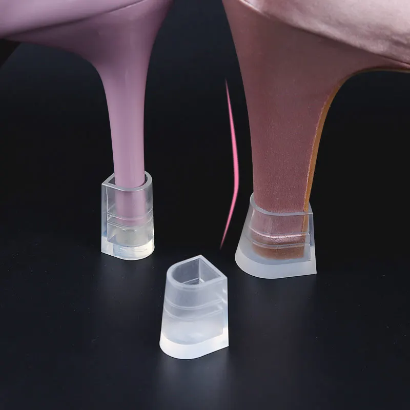 2 Pcs Silicone High Heel Protector Anti-Slip Latin Dance Shoes Covers Wedding Heel Protectors For High Heel Shoes Savers