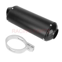 Tubo de punta de silenciador de escape para motocicleta, 38mm, 32mm, 28mm, para 125, 150, 160cc, Dirt Pit Bike, ATV, negro, gris, Kayo BSE