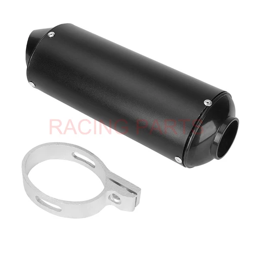 Imagen 1 del producto Tubo de punta de silenciador de escape para motocicleta, 38mm, 32mm, 28mm, para 125, 150, 160cc, Dirt Pit Bike, ATV, negro, gris, Kayo BSE